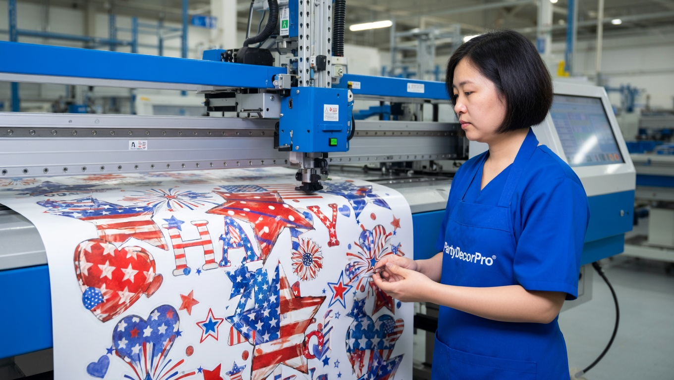 window cling stickers Manufacturing Process