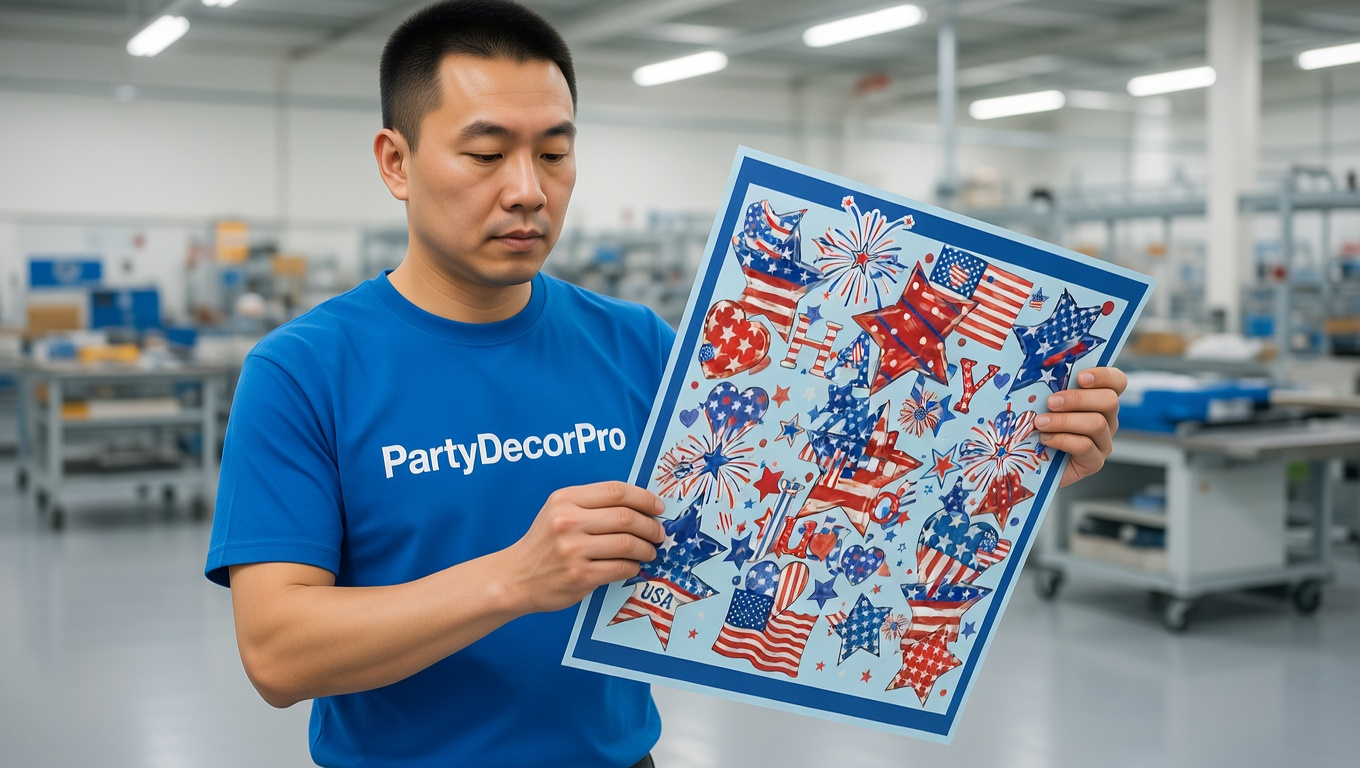 window cling stickers Manufacturing Process