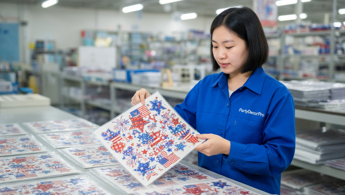 window cling stickers Manufacturing Process
