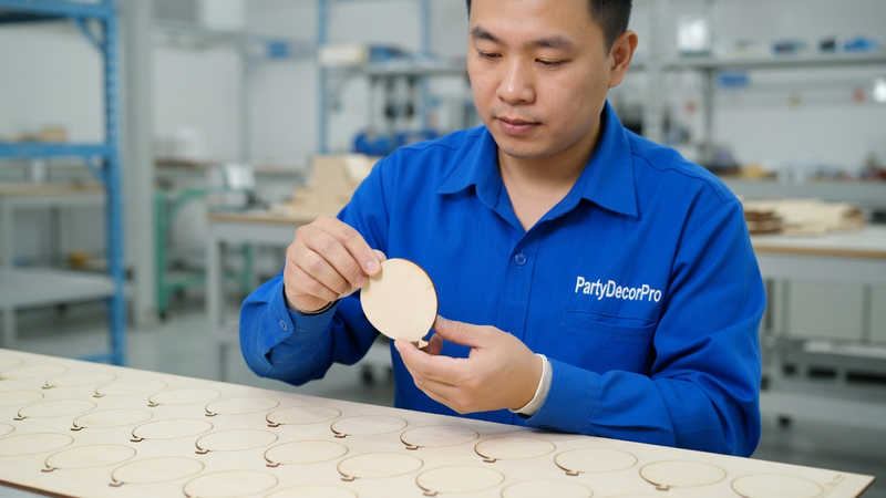 wood circles for crafts Manufacturing Process 