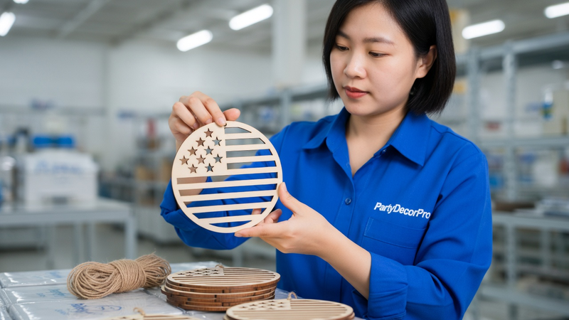 wood ornament Manufacturing Process 