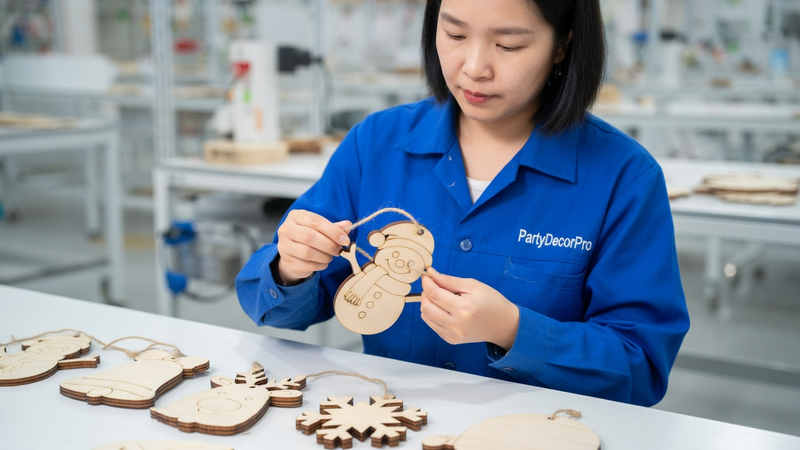 wooden christmas ornaments Manufacturing Process 