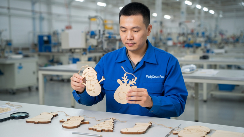 wooden christmas ornaments Manufacturing Process 
