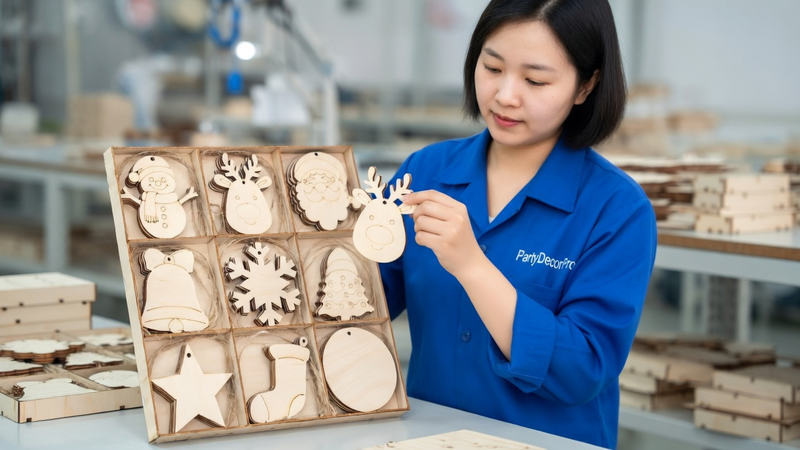 wooden christmas ornaments Manufacturing Process 