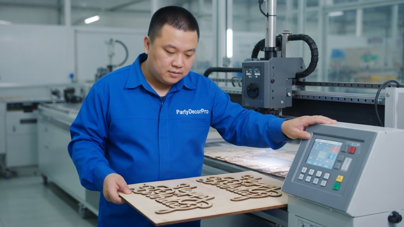 wooden craft letters Manufacturing Process 