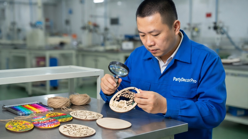 wooden ornaments to paint Manufacturing Process 