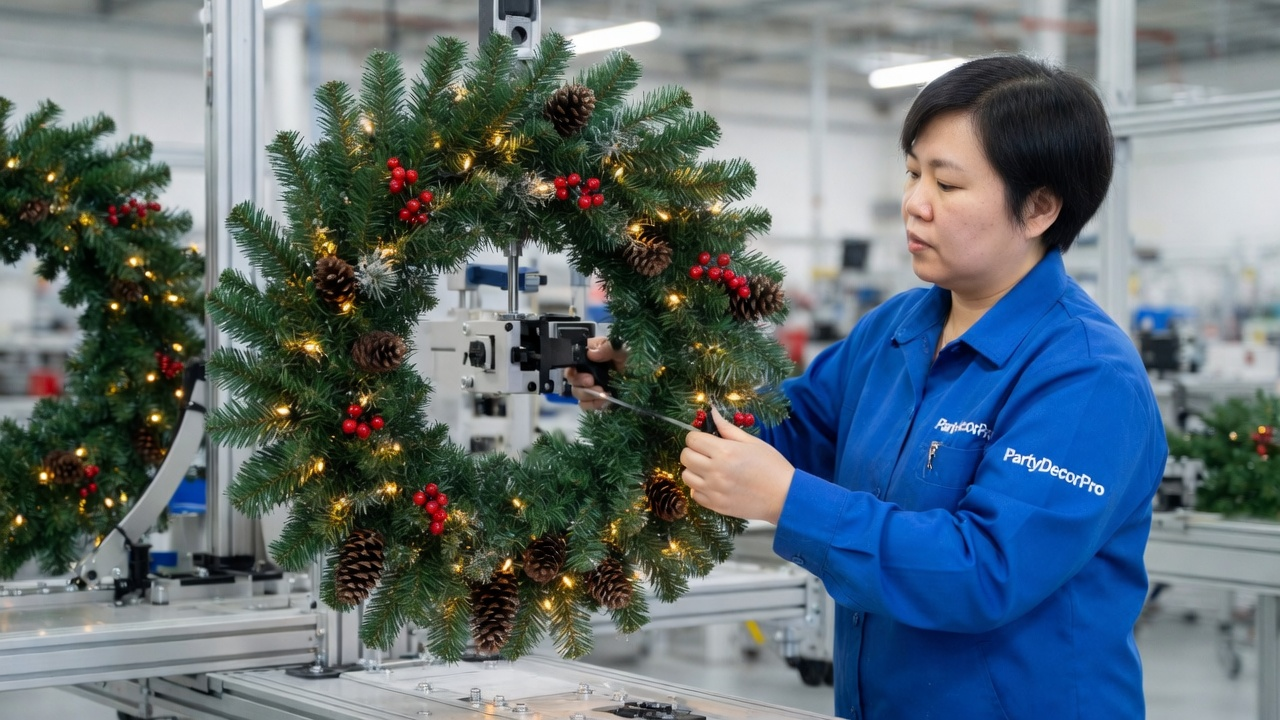 wreath of christmas Manufacturing Process