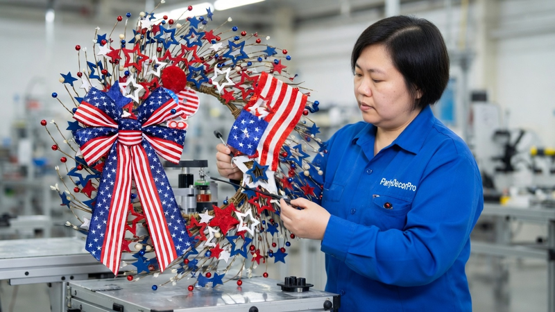 wreaths for holidays Manufacturing Process 