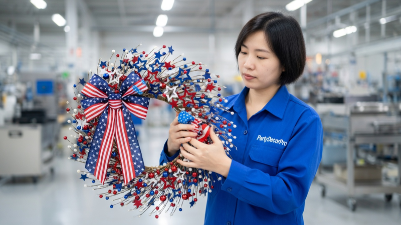 wreaths for holidays Manufacturing Process 